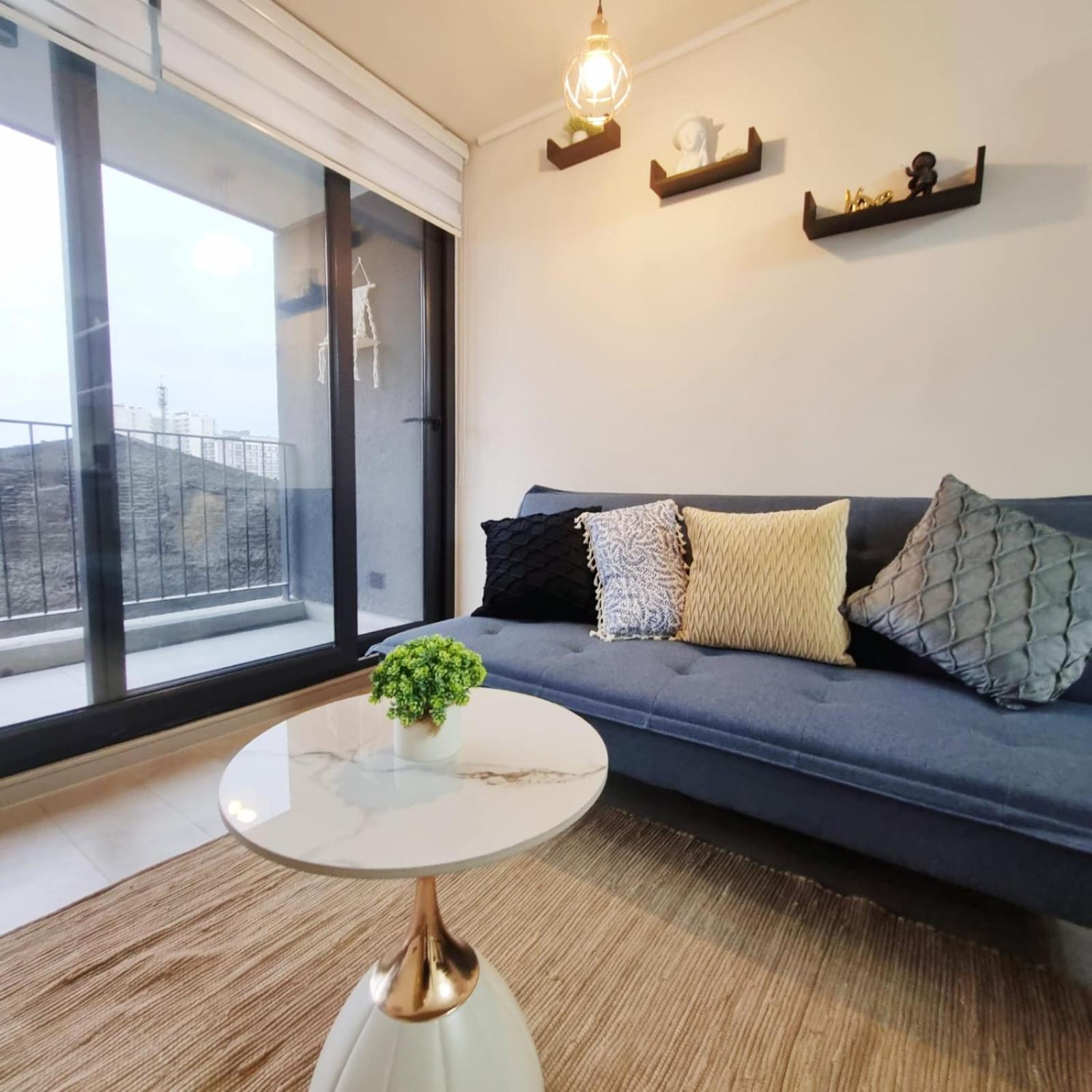 Apartamento Cercano A Megavision Con Estacionamiento Santiago